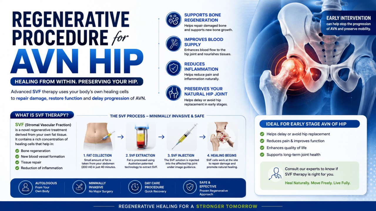 Regenerative Procedure for AVN Hip Treatment