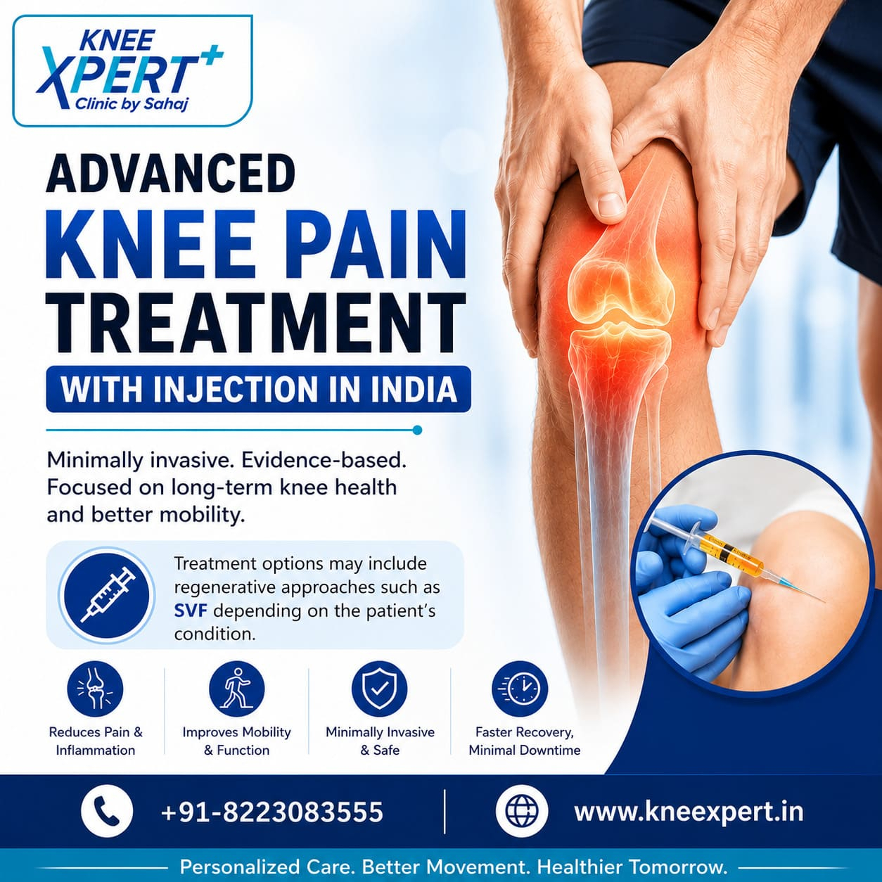Advanced Knee Pain Treatment with Injection in India